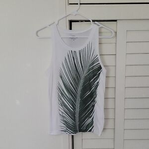 JCrew Leaf Sleeveless Top